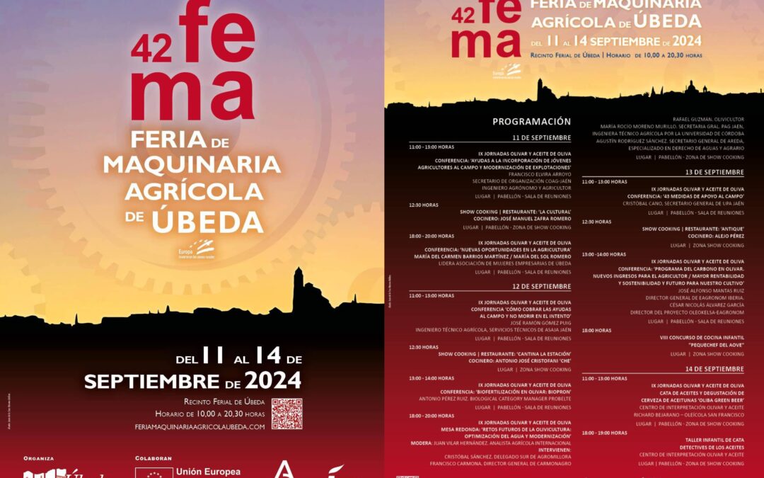 Fema2024, Organización de la próxima edición de la Feria de Maquinaria Agrícola de Úbeda
